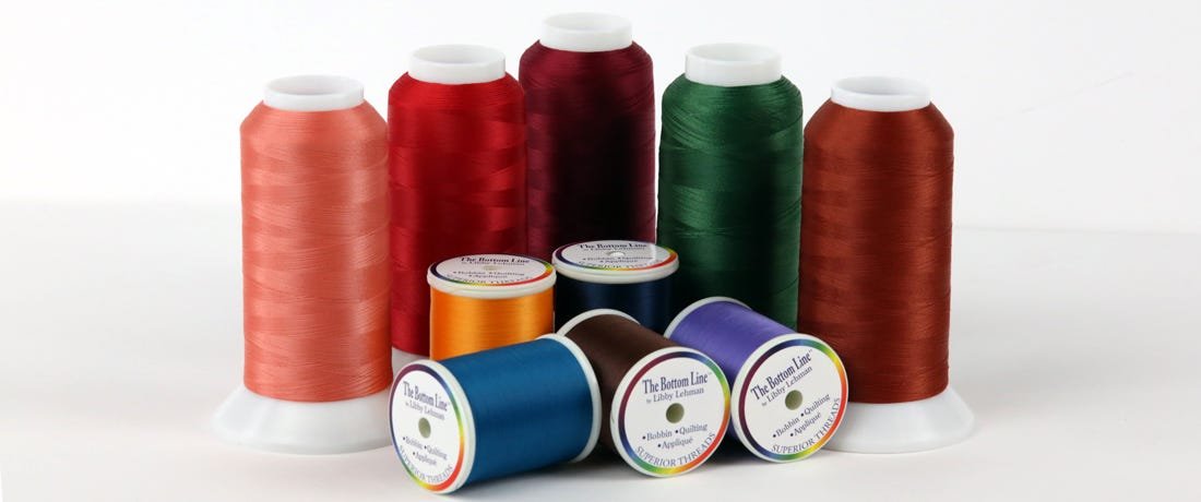 Bottom Line - 60 wt. Polyester Applique & Machine Quilting Thread