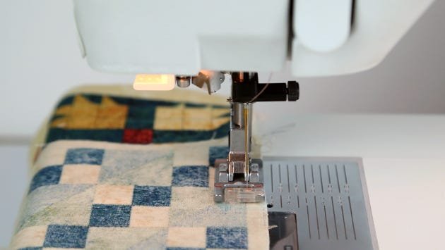 Piecing a quilt block with MasterPiece cotton thread