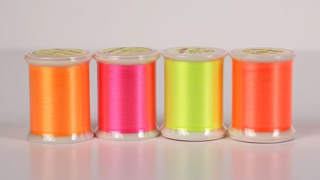 Super Brights fluorescent-colored polyester thread