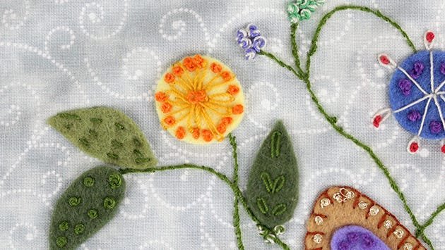 Applique and embroidery