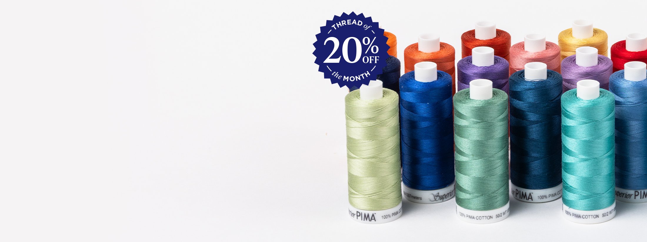 PIMA Thread of the Month 20% Off SALE
