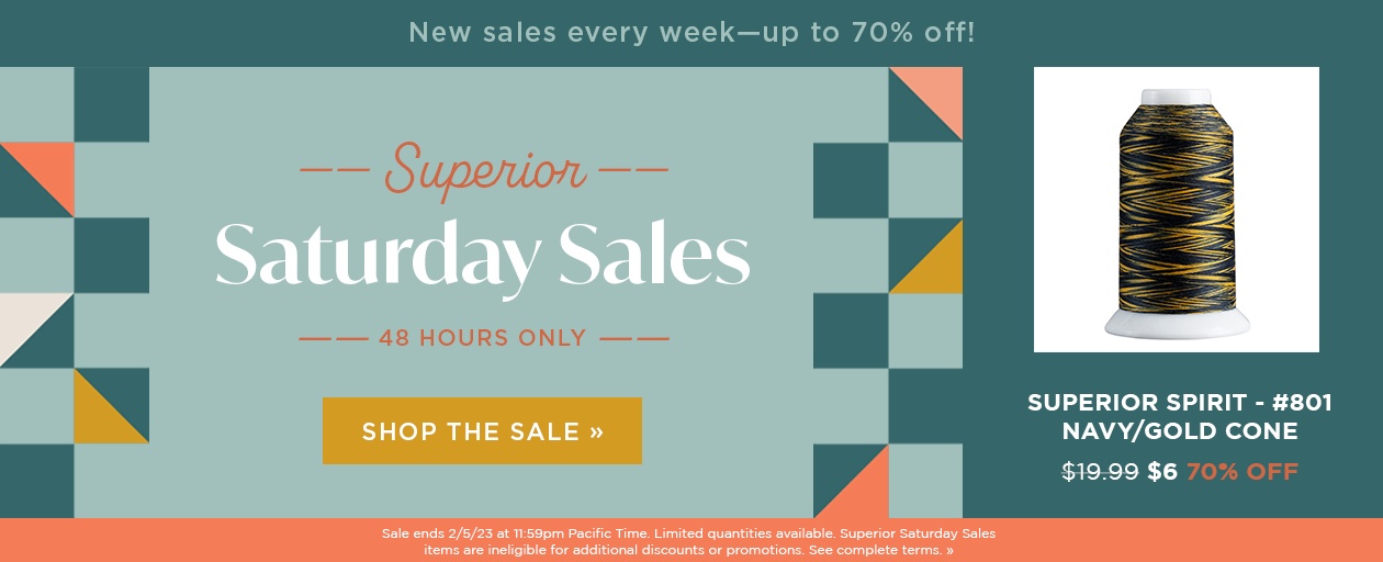Superior Saturday Sales - Superior Spirit