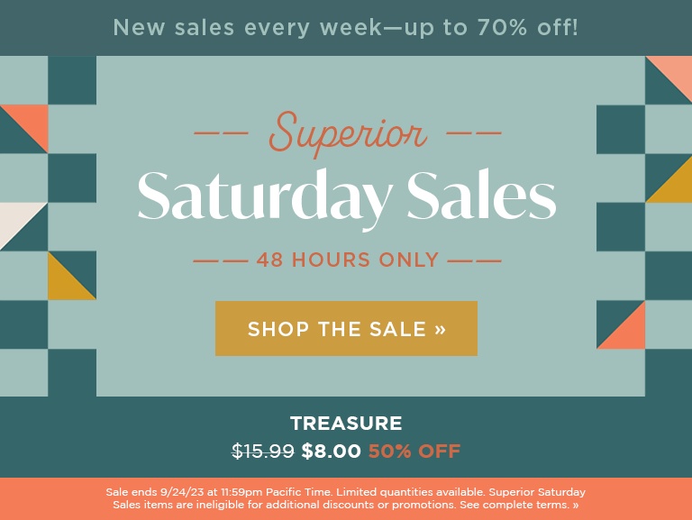 Superior Saturday Sales - Treasure