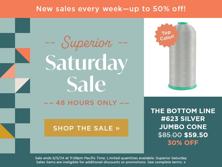 Superior Saturday Sales - The Bottom Line Silver Jumbo Cone