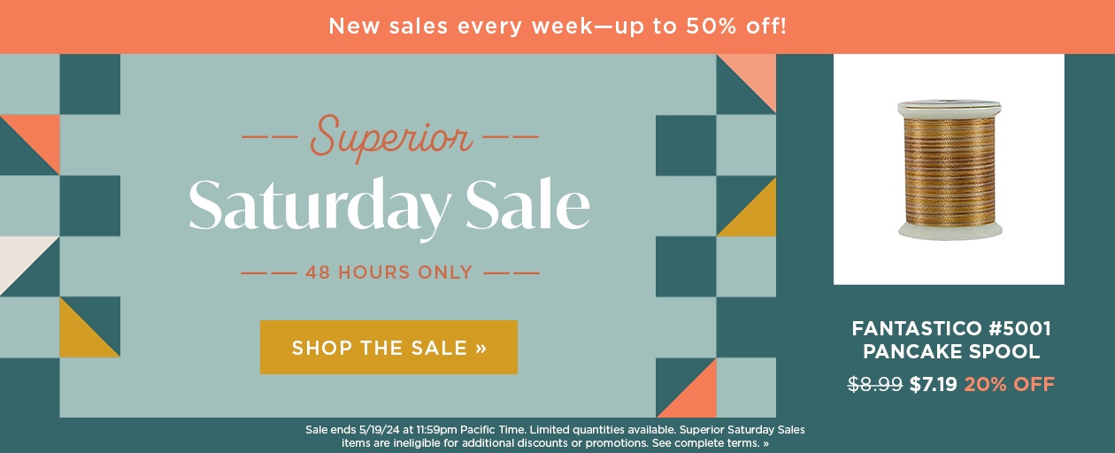 Superior Saturday Sales - Fantastico
