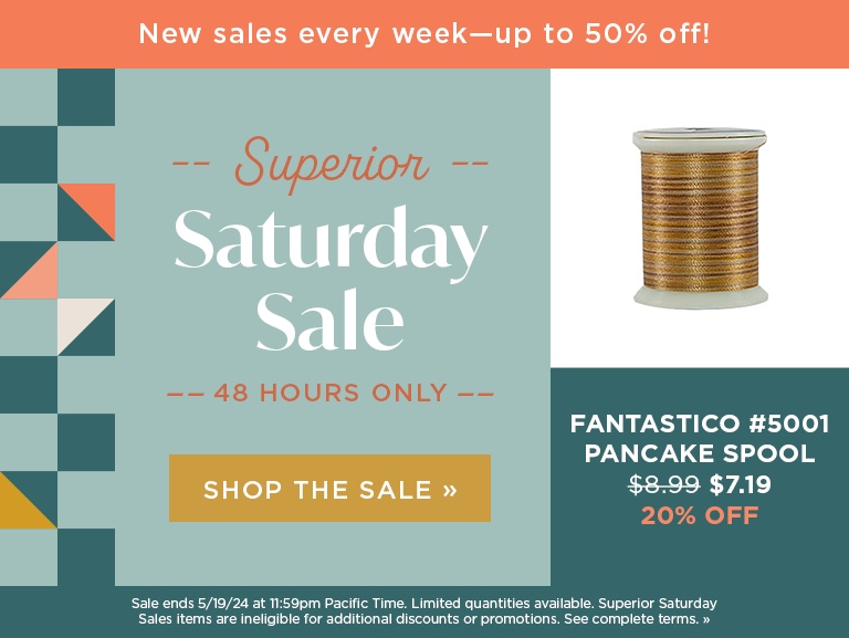 Superior Saturday Sales - Fantastico
