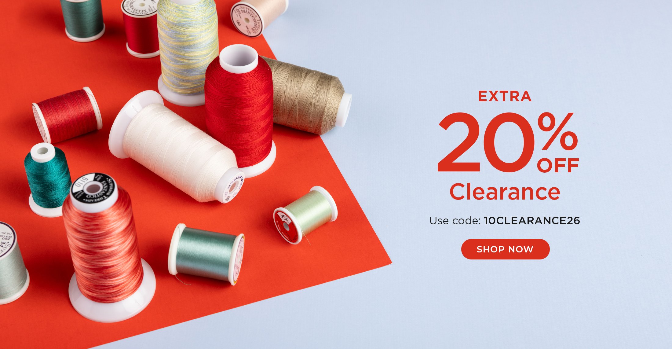 Extra 20% off Clearance