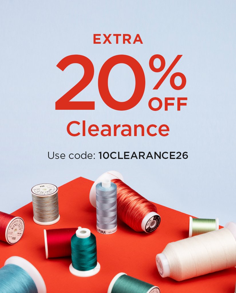 Extra 20% off Clearance