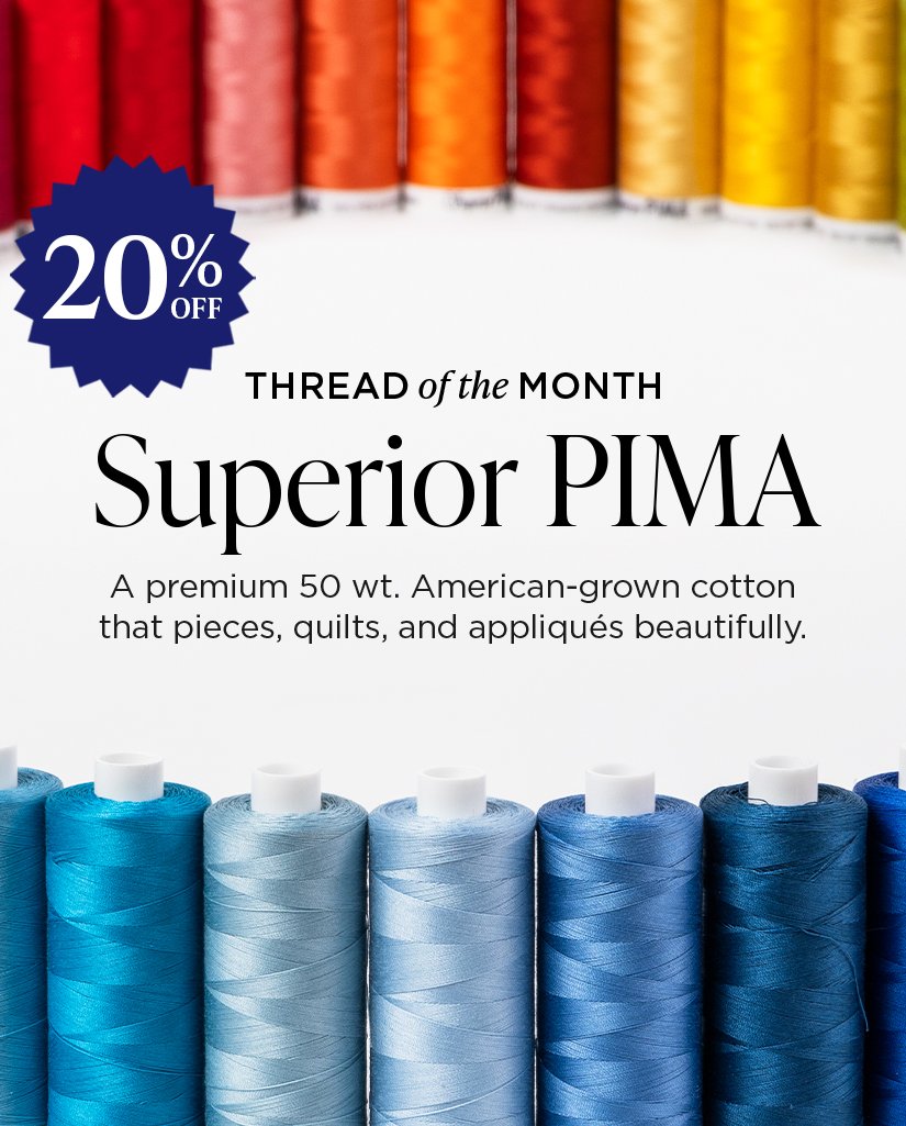 PIMA Thread of the Month 20% Off SALE
