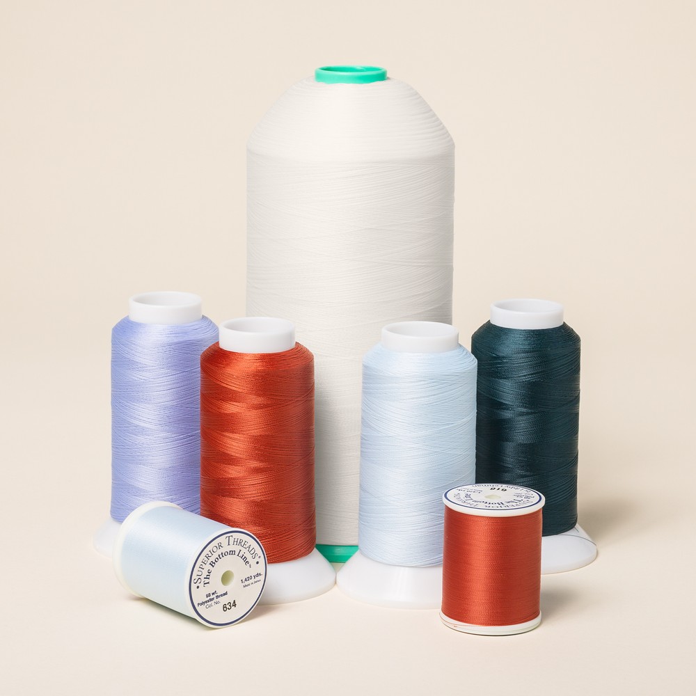 Bottom Line 627 Bright Red Polyester Thread – Spool