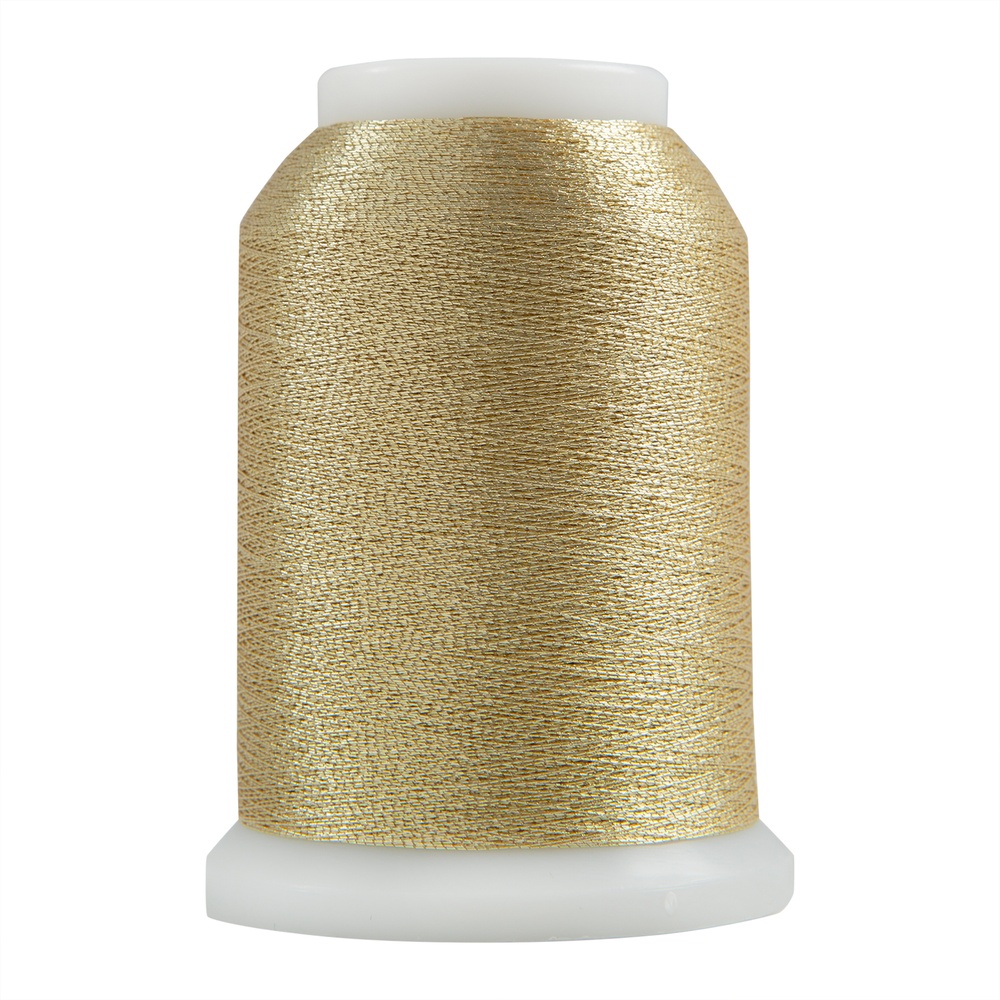 Superior Metallics #002 Light Gold 1,090 yd. mini cone Superior Metallics #002 Light Gold 1,090 yd. mini cone