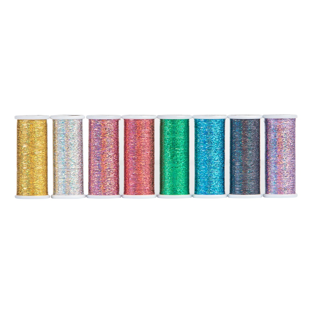 Glitter Hologram Thread - #203 Pink Glitter Hologram Thread - #203 Pink