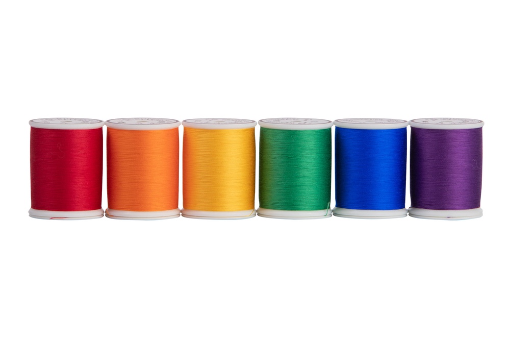 Sewing Thread Assortment, 42 Colors 1000 Yards Per Spool Cotton Thread Set  Polyester Multi Colored Cotton Thread for Sewing Machine, Hand Sewing