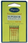 #100/16 Topstitch Titanium-coated Needles