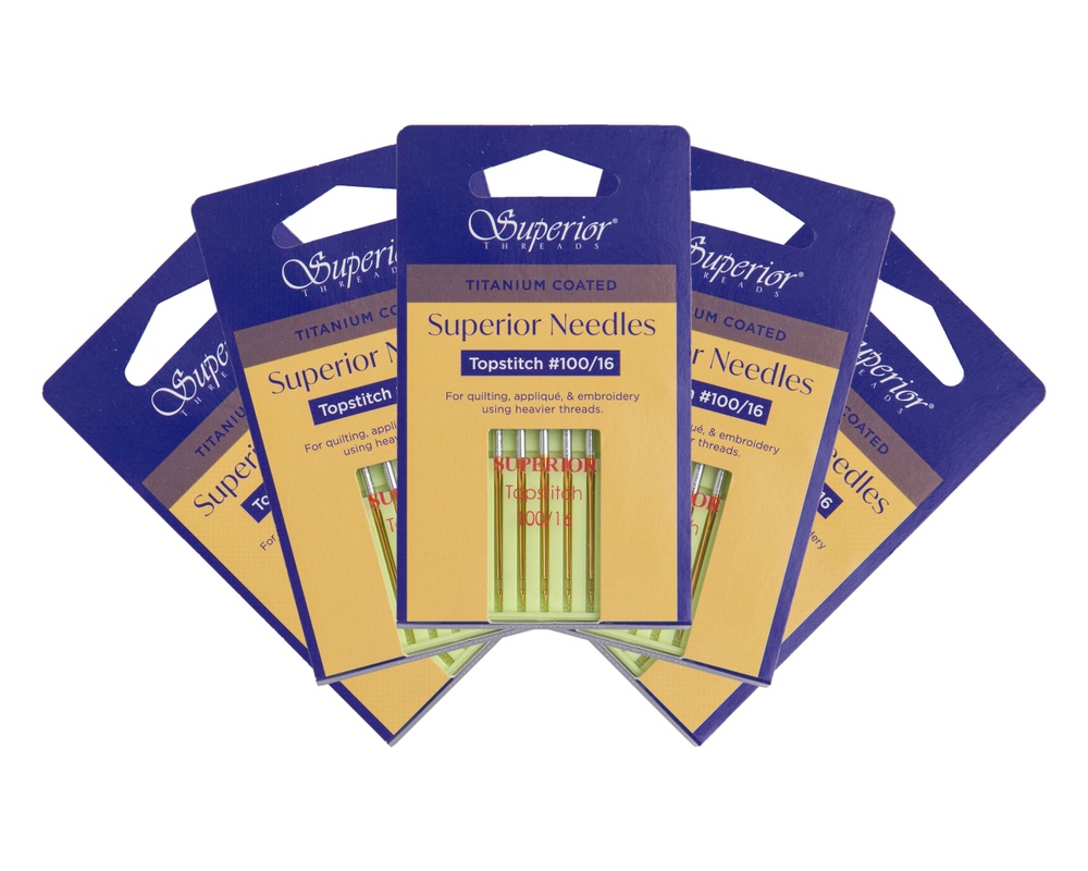 Titanium Topstitch Needles – Bulk 100/16