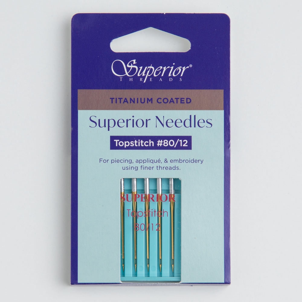 Husqvarna Viking Needles TITANIUM QUILTING SIZE 80/12, 5-PACK