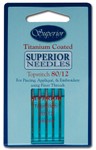 #80/12 Topstitch Titanium-coated Needles