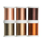 Kimono Silk 6-Spool Set -Browns
