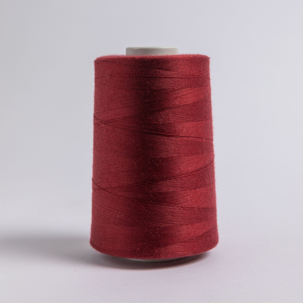 OMNI Deep Red Polyester Thread Cone