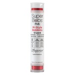 Super Bobs Poly 12pk M-Style #627 Bright Red