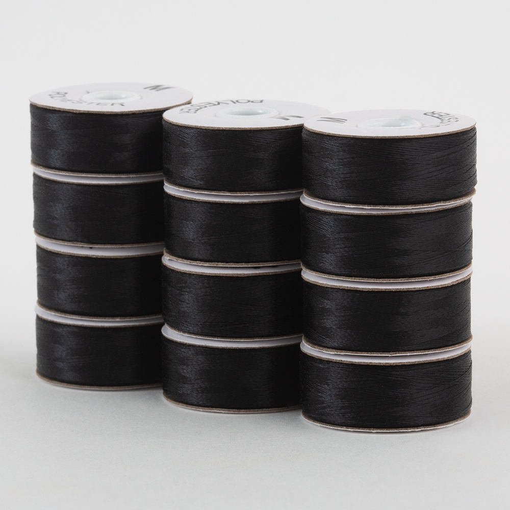 Super Bobs Poly 625 – Black M Style 72pk