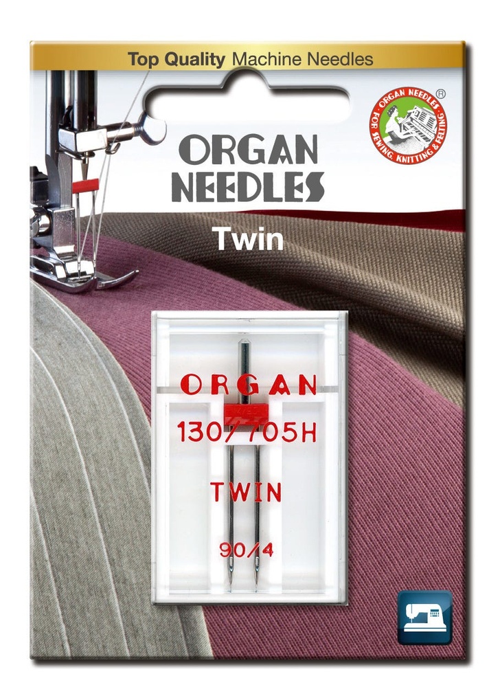 Double Twin Needles for Sewing Machine Size 2/90 3/90 4/90