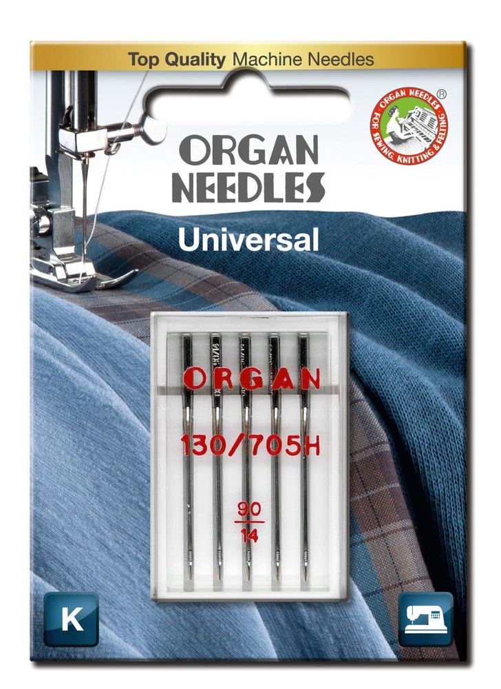 Organ Machine Needles: Jersey 90/14