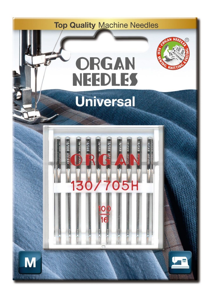 Leather Needles for Sewing Machine Combo Pack, Sizes (100/16 and 110/18)