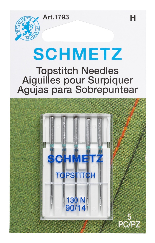 Superior Sewing Machine Needles - Topstitch - 14/90 - set of 5 – Sewfinity