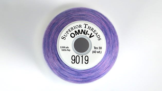 OMNI-V cone label with Tex 30 printed on it